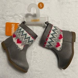 Toddler girl gray booties